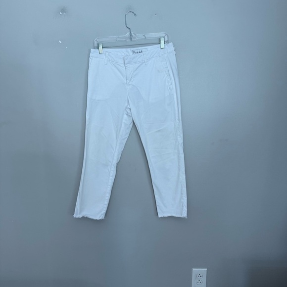 Frank & Eileen Chino Pants Wicklow Twill in White - Picture 5 of 8